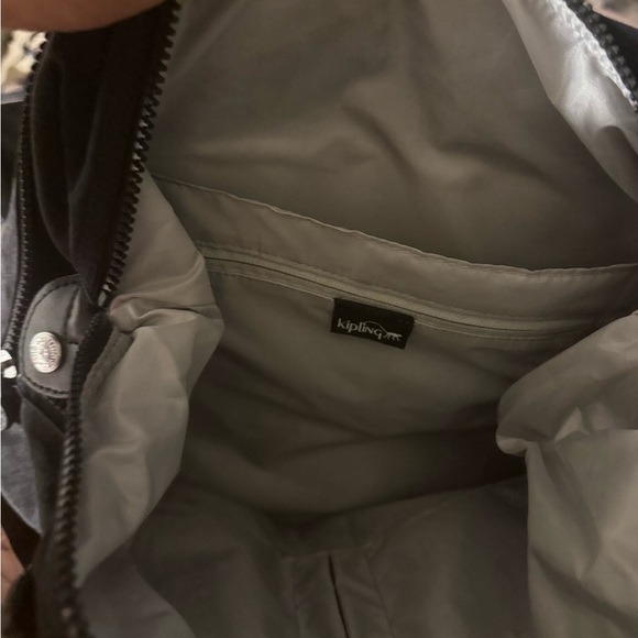 Kipling Dark Backpack with Keychain - Picture 6 of 6